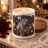 The Veiled Bride - Candlelight, Cracked Glass and Quiet Mourning