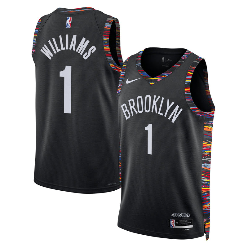 Ziaire Williams Brooklyn Nets Basketball Jersey, Black Swingman Sportswear Jersey Shirt, Sleeveless Athletic Tank Jersey, Casual Gift for Men