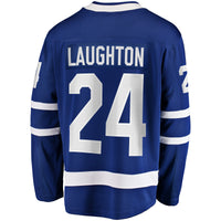 Scott Laughton Toronto Maple Leafs Hockey Jersey, Blue Breakaway Sportswear Jersey Shirt, Long Sleeve Hockey Sweater Jersey, Casual Gift for Men