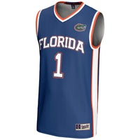 Florida Gators Basketball Jersey, Royal Sportswear Jersey Shirt, Sleeveless Athletic Tank Jersey, Casual Gift for Men, Style 200845017