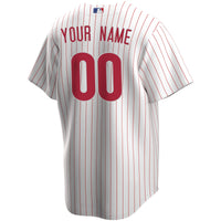 Philadelphia Phillies Baseball Jersey, White Sportswear Jersey Shirt, Lightweight Breathable Athletic Jersey, Casual Gift for Men, Style 3811593