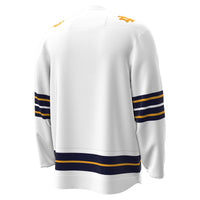 Notre Dame Fighting Irish Hockey Jersey, White Replica Home Sportswear Jersey Shirt, Long Sleeve Hockey Sweater Jersey, Casual Gift for Men