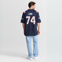 Caleb Lomu New England Patriots Football Jersey, Navy Game Sportswear Jersey Shirt, Lightweight Breathable Athletic Jersey, Casual Gift for Men