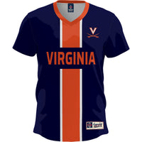 Virginia Cavaliers Soccer Jersey, Navy Sportswear Jersey Shirt, Lightweight Breathable Athletic Jersey, Casual Gift for Men, Style 200422675