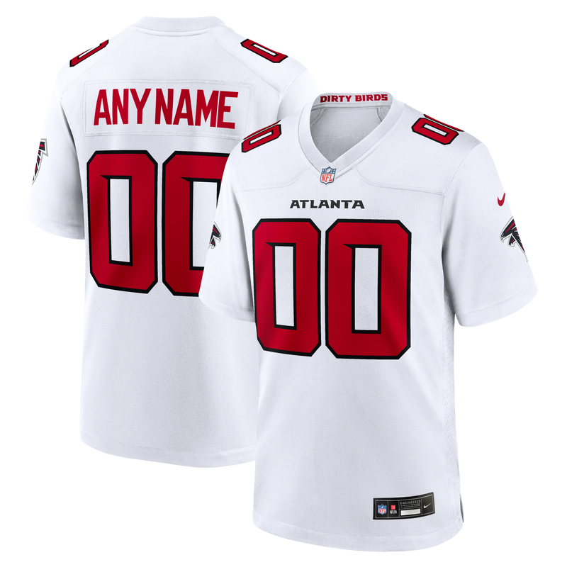 Atlanta Falcons Football Jersey, White Game Sportswear Jersey Shirt, Lightweight Breathable Athletic Jersey, Casual Gift for Men