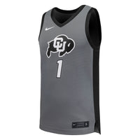 Colorado Buffaloes Basketball Jersey, Gray Replica Sportswear Jersey Shirt, Sleeveless Athletic Tank Jersey, Casual Gift for Men