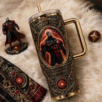 Crimson Titan - An Ornamental Study in Red, Gold and Stillness