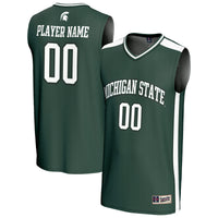 Michigan State Spartans Basketball Jersey, Green Sportswear Jersey Shirt, Sleeveless Athletic Tank Jersey, Casual Gift for Men, Style 202287957