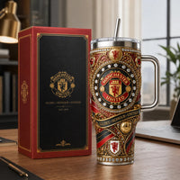 MUN Heraldic Ornament - Crimson and Gold Tumbler