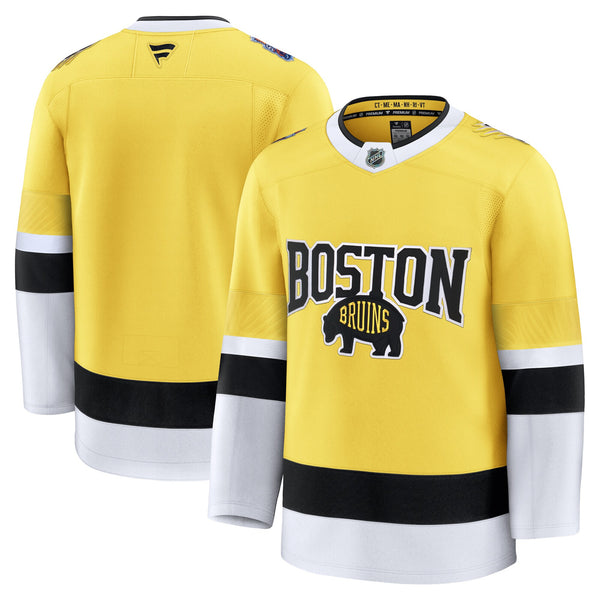 Boston Bruins Gold 2026 NHL Stadium Series Premium Jersey