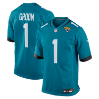 Number Groom Jacksonville Jaguars Football Jersey, Teal Sportswear Jersey Shirt, Lightweight Breathable Athletic Jersey, Casual Gift for Men