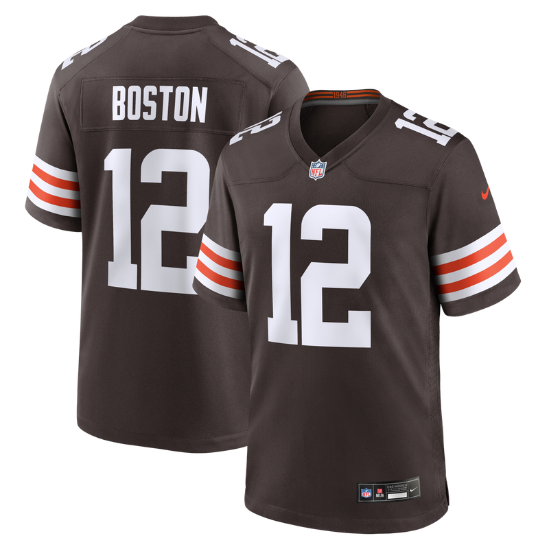 Denzel Boston Cleveland Browns Football Jersey, Brown Game Sportswear Jersey Shirt, Lightweight Breathable Athletic Jersey, Casual Gift for Men