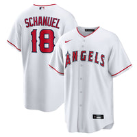 Nolan Schanuel Los Angeles Angels Baseball Jersey, White Sportswear Jersey Shirt, Lightweight Breathable Athletic Jersey, Casual Gift for Men