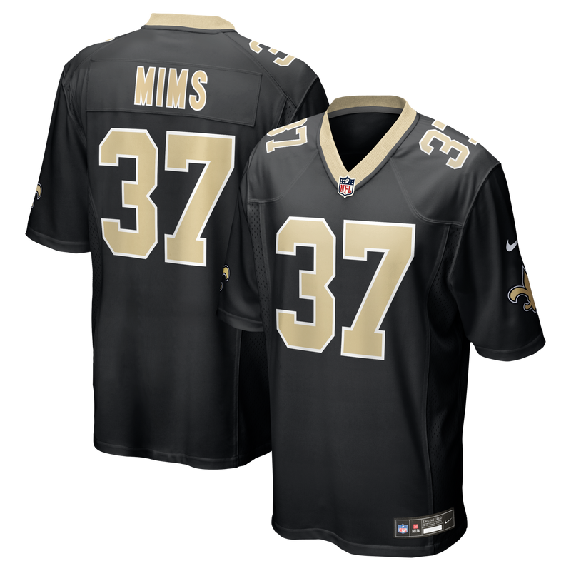 New Orleans Saints Football Jersey, Black Sportswear Jersey Shirt, Lightweight Breathable Athletic Jersey, Casual Gift for Men, Style 200619882