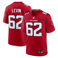 Corey Levin Atlanta Falcons Football Jersey, Red Game Sportswear Jersey Shirt, Lightweight Breathable Athletic Jersey, Casual Gift for Men