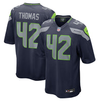 Drake Thomas Seattle Seahawks Football Jersey, Navy Game Sportswear Jersey Shirt, Lightweight Breathable Athletic Jersey, Casual Gift for Men