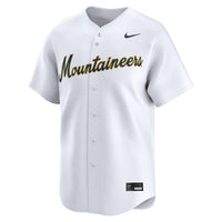 West Virginia Mountaineers Baseball Jersey, White Limited Sportswear Jersey Shirt, Lightweight Breathable Athletic Jersey, Casual Gift for Men