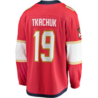 Matthew Tkachuk Florida Panthers Hockey Jersey, Red Breakaway Sportswear Jersey Shirt, Long Sleeve Hockey Sweater Jersey, Casual Gift for Men