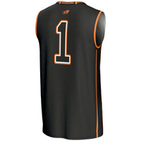 Bucknell Bison Basketball Jersey, Black Fashion Lightweight Sportswear Jersey Shirt, Sleeveless Athletic Tank Jersey, Casual Gift for Men