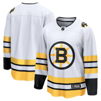 Boston Bruins Hockey Jersey, White Breakaway Sportswear Jersey Shirt, Long Sleeve Hockey Sweater Jersey, Casual Gift for Men, Style 202460165