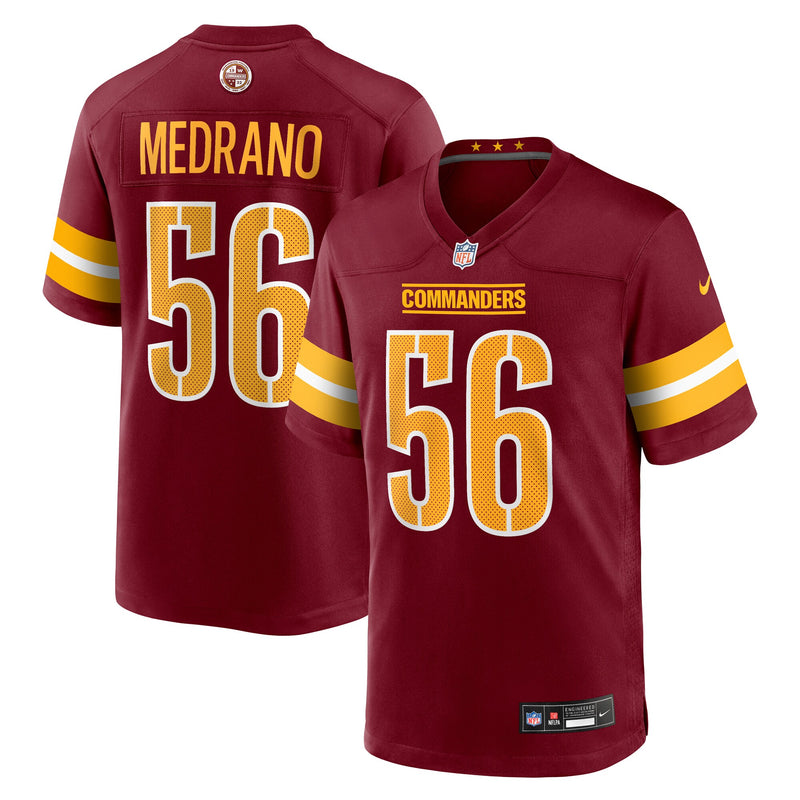 Kain Medrano Washington Commanders Football Jersey, Sportswear Jersey Shirt, Lightweight Breathable Athletic Jersey, Casual Gift for Men