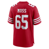 Drew Moss San Francisco 49ers Football Jersey, Scarlet Game Sportswear Jersey Shirt, Lightweight Breathable Athletic Jersey, Casual Gift for Men