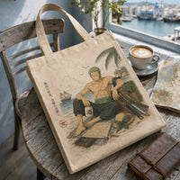 Shoreline Rest - Zoro in Muted Ukiyo Tones
