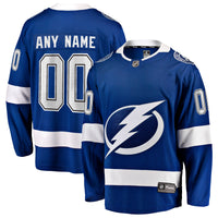 Tampa Bay Lightning Hockey Jersey, Blue Breakaway Sportswear Jersey Shirt, Long Sleeve Hockey Sweater Jersey, Casual Gift for Men, Style 2791512