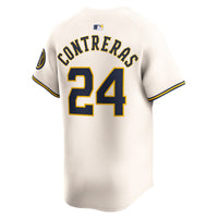 William Contreras Milwaukee Brewers Baseball Jersey, Sportswear Jersey Shirt, Lightweight Athletic Jersey, Casual Gift for Men, Style 201177402