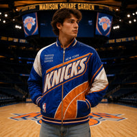NYK Court Lines - Color-Blocked Statement Outerwear
