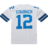 Roger Staubach Dallas Cowboys Football Jersey, White Sportswear Jersey Shirt, Lightweight Breathable Athletic Jersey, Casual Gift for Men