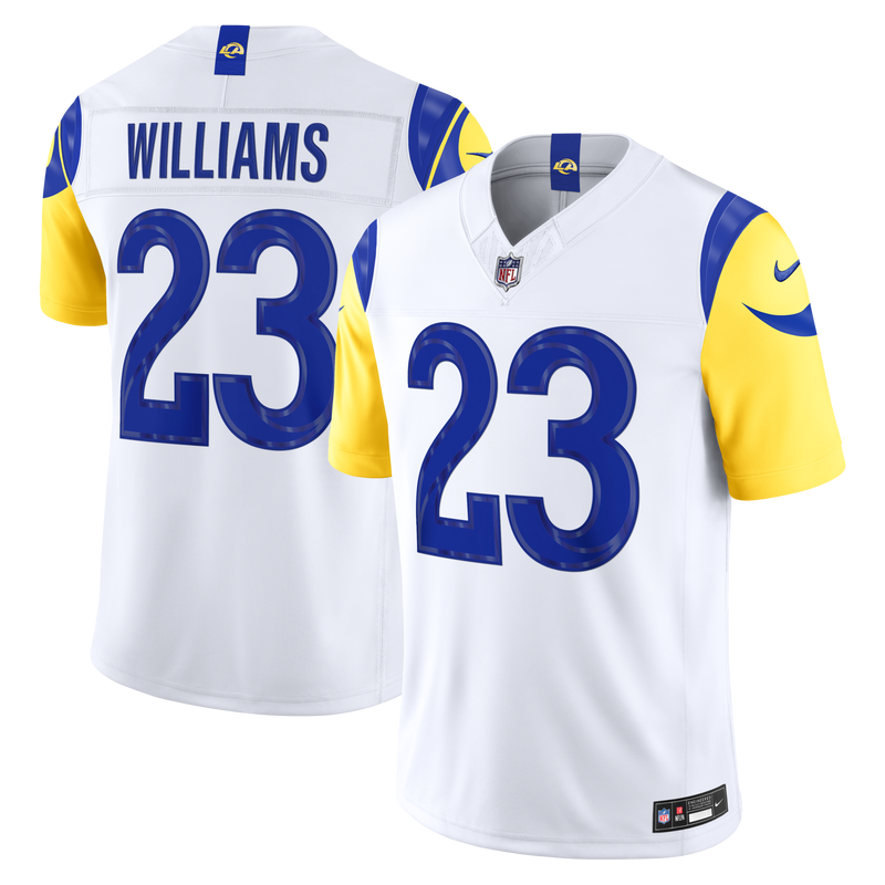 Kyren Williams Los Angeles Rams Football Jersey, Sportswear Jersey Shirt, Lightweight Athletic Jersey, Casual Gift for Men, Style 2001702862