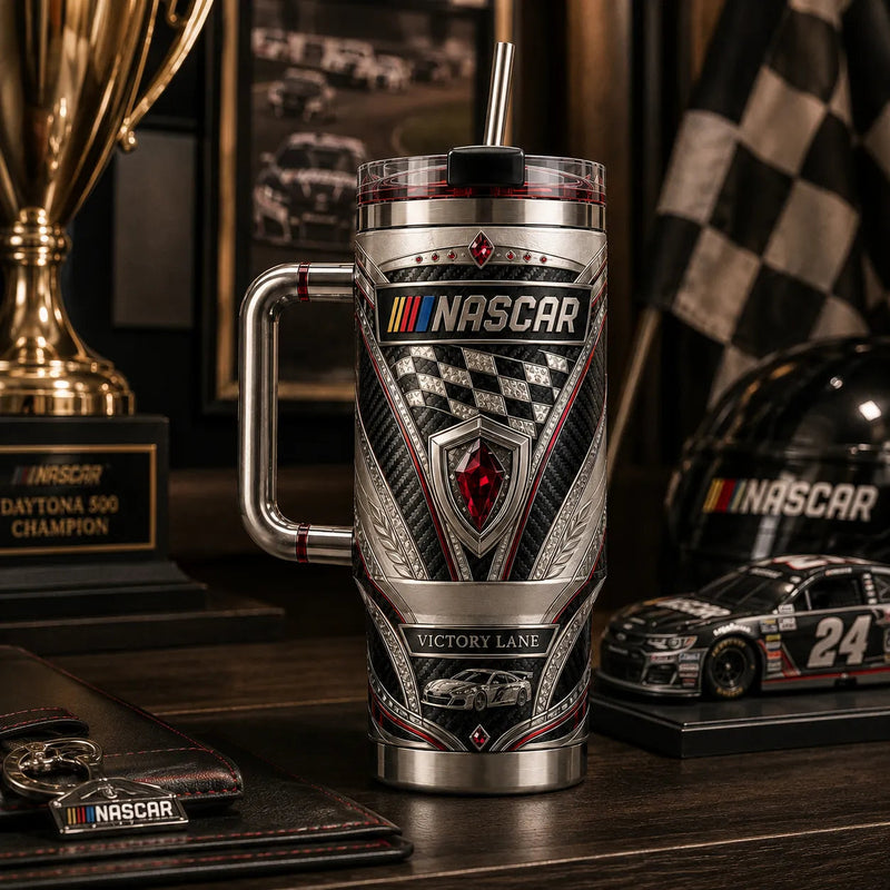 Victory Lane Prestige - NASCAR Checkered Flag Tumbler