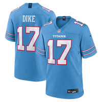 Chimere Dike Tennessee Titans Football Jersey, Blue Game Sportswear Jersey Shirt, Lightweight Breathable Athletic Jersey, Casual Gift for Men