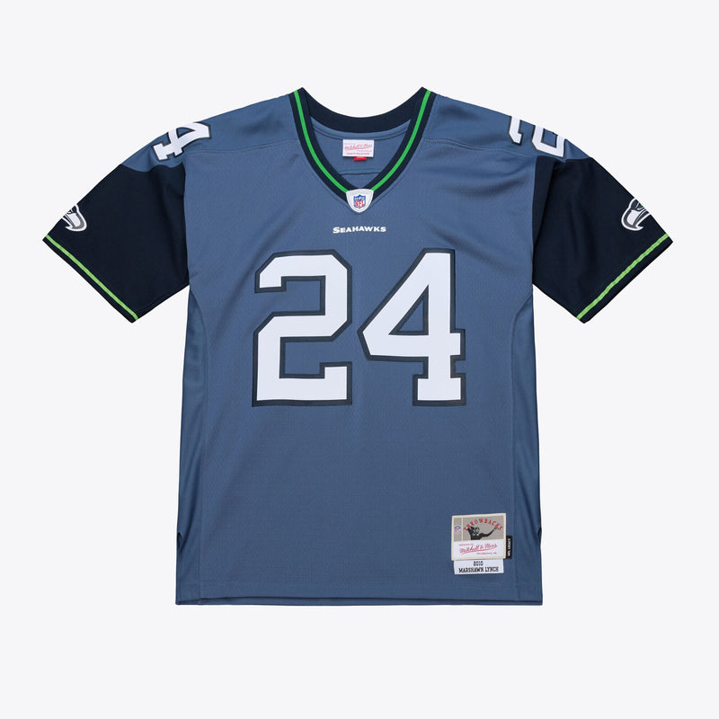 Marshawn Lynch Seattle Seahawks Football Jersey, Blue Sportswear Jersey Shirt, Lightweight Breathable Athletic Jersey, Casual Gift for Men