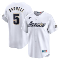 Jeff Bagwell Houston Astros Baseball Jersey, White Limited Sportswear Jersey Shirt, Lightweight Breathable Athletic Jersey, Casual Gift for Men