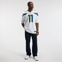 Jaxon Smith-Njigba Seattle Seahawks Football Jersey, White Sportswear Jersey Shirt, Lightweight Breathable Athletic Jersey, Casual Gift for Men