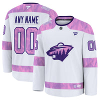 Minnesota Wild Hockey Jersey, White Sportswear Jersey Shirt, Long Sleeve Hockey Sweater Jersey, Casual Gift for Men, Style 202532999