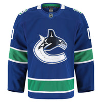 Vancouver Canucks Hockey Jersey, Blue Authentic Sportswear Jersey Shirt, Long Sleeve Hockey Sweater Jersey, Casual Gift for Men, Style 202056764