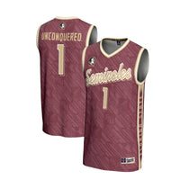 Florida State Seminoles Basketball Jersey, Garnet Sportswear Jersey Shirt, Sleeveless Athletic Tank Jersey, Casual Gift for Men, Style 201346798