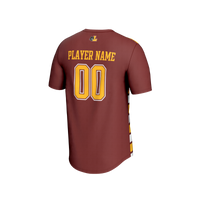Loyola Chicago Ramblers Soccer Jersey, Maroon/Gold Fashion Sportswear Jersey Shirt, Lightweight Breathable Athletic Jersey, Casual Gift for Men