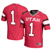 Utah Utes Football Jersey, Cardinal Sportswear Jersey Shirt, Lightweight Breathable Athletic Jersey, Casual Gift for Men, Style 200447740