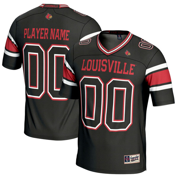 Louisville Cardinals NIL Pick-A-Player Football Jersey - Black