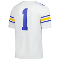 Cal Bears Football Jersey, White Game Alternate Sportswear Jersey Shirt, Lightweight Breathable Athletic Jersey, Casual Gift for Men