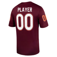 Virginia Tech Hokies Football Jersey, Sportswear Jersey Shirt, Lightweight Breathable Athletic Jersey, Casual Gift for Men, Style 202104298