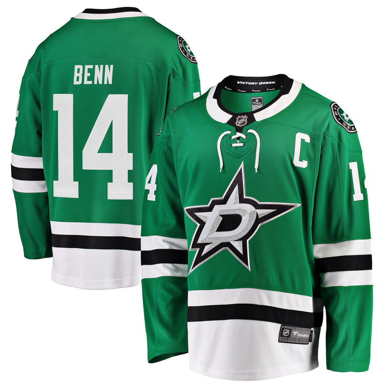 Jamie Benn Dallas Stars Hockey Jersey, Green Breakaway Sportswear Jersey Shirt, Long Sleeve Hockey Sweater Jersey, Casual Gift for Men