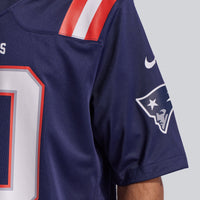 Drake Maye New England Patriots Football Jersey, Navy Game Sportswear Jersey Shirt, Lightweight Breathable Athletic Jersey, Casual Gift for Men
