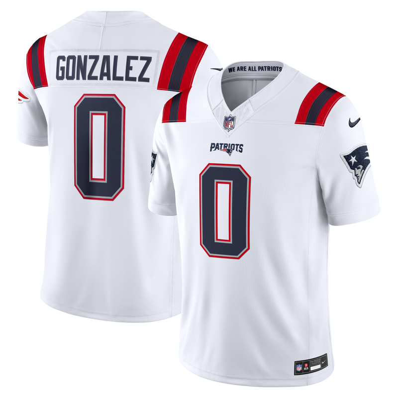 Christian Gonzalez New England Football Jersey, Sportswear Jersey Shirt, Lightweight Athletic Jersey, Casual Gift for Men, Style 2001807674