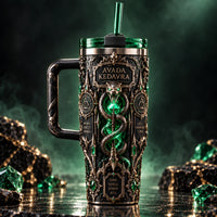 Avada Kedavra - Serpent, Emerald and Gothic Ornament