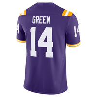 LSU Tigers Football Jersey, Purple Game Sportswear Jersey Shirt, Lightweight Breathable Athletic Jersey, Casual Gift for Men, Style 204654079